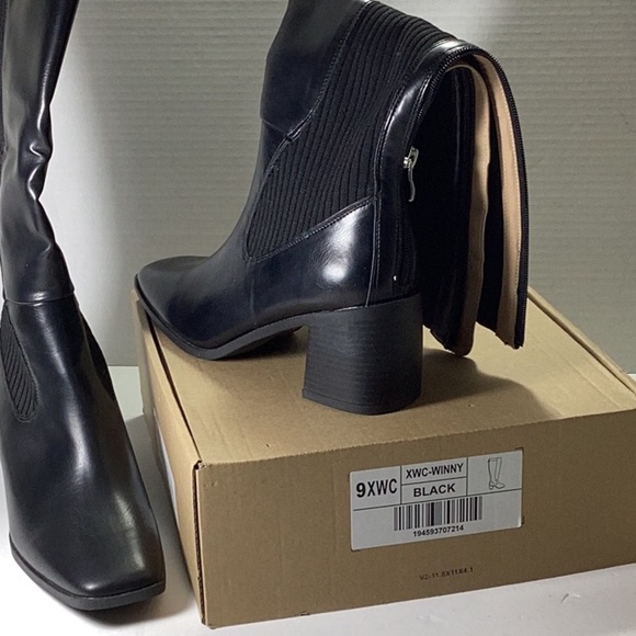 Women's Winny Wide Calf Boots - Picture 6 of 9